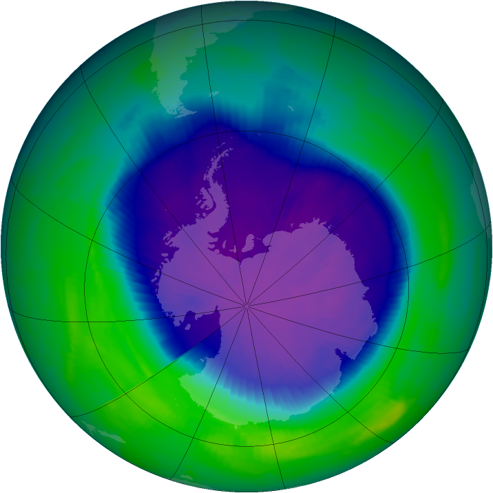 Ozone Map 1997-10-04